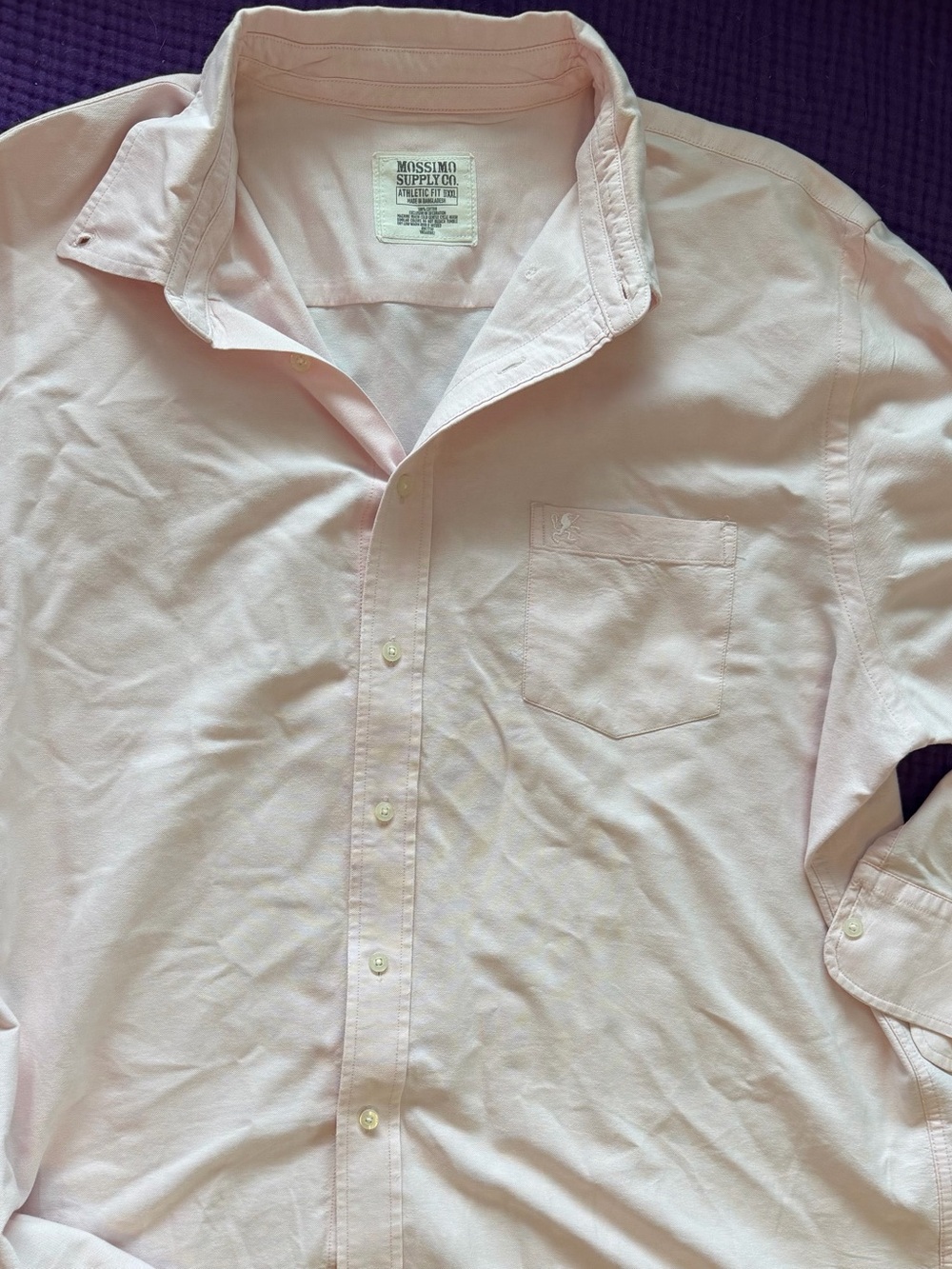 Mossimo Supply Co. Men’s Pale Pink Button-Down Oxford Shirt